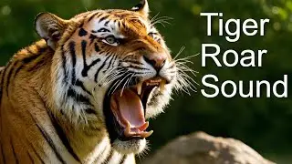 Tiger Roar Sound 🐅 | Tiger Roaring Sound Effect l Roar l Growl