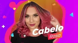 Como pintar o cabelo de ROSA em casa