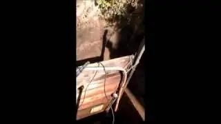 Бурение скважины в Волоколамском районе. Самоизлив.