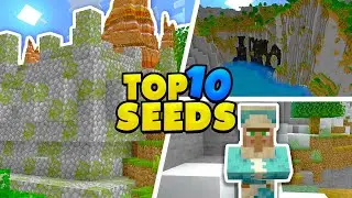 Top 10 BEST 1.18 Minecraft Seeds for BOTH Bedrock & Java Edition! (Caves and Cliffs)