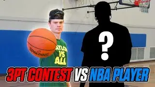 YouTuber vs. SUNS PLAYER in 3 Point Contest !! (HE COULDN'T MISS!!!)