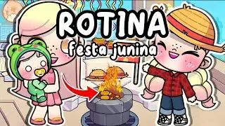 ROTINA FESTA JUNINA 🥳🌽 | AVATAR WORLD ROTINAS E HISTÓRIAS
