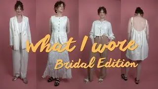 Budget-Friendly Bridal | What I wore for engagement photos, bachelorette, and rehearsal dinner