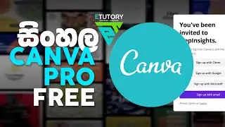 How to get Canva Pro for Free Sinhala | Canva Premium for Free 2021 | Canva Sinhala Tutorial