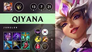 Qiyana Jungle vs Viego: Unstoppable - KR Master Patch 14.21