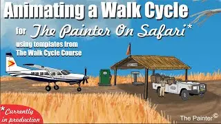 Using Walk Cycle Templates in my opening scene of 