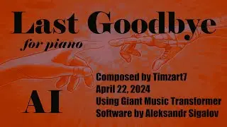 Last Goodbye -- composed using AI