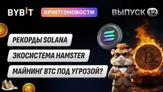 HMSTR, Рекорды сети SOLANA и продажа крипто кроссовок. Новости Bybit