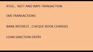 RTGS NEFT AND IMPS entries in tally erp9