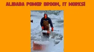 I purchased a snow broom, Power broom from China @alibaba