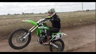 Kawasaki kx250 мощь жжёт