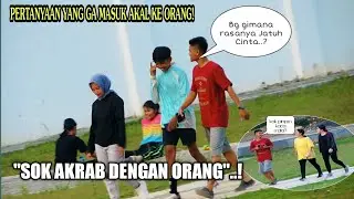 SOK AKRAB DENGAN ORANG GA DIKENAL LAGI JOGGING BIKIN ESMOSI||PRANK❗️