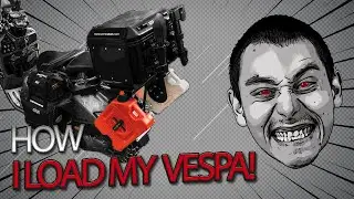 How I Mount My RotopaX & Load My Vespa for Camping!