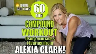 Alexia Clark Exercises | Compound Workout at Home! Crazy Hard!