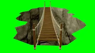 Wooden Fridge green screen
