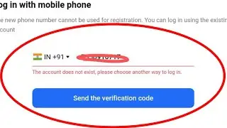 Terabox Fix The account does not exist, please choose another way to login Problem