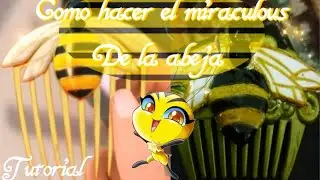 Como hacer el miraculous de la abeja 🐝