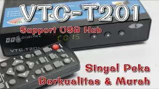 VTC T201 STB TV Digital Murah Dengan Saklar On Off Support Usb Hub & Internetan