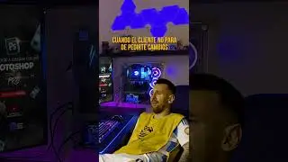 Cuando el cliente no para de pedir cambios en el diseño... 😂​🤣​