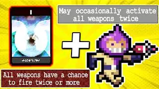 Sapphire Mist Darkasso combo creates Infinite Projectiles | Vampire Survivors