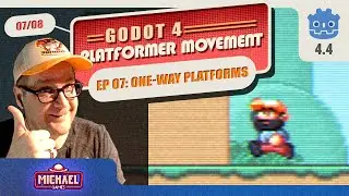One-way platforms // Platformer Movement 07/08 /// 2D Platformer Basics in Godot 4