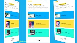 Landing Page Using HTML & CSS ONLY | @lapmos | #html | #CSS | WEBPAGE | With SourceCode |