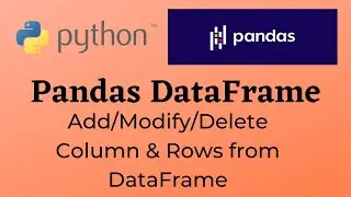 Pandas DataFrame PT-5.3 || Add/Modify/Delete Column & Rows  || CLASS 12 Informatics Practices