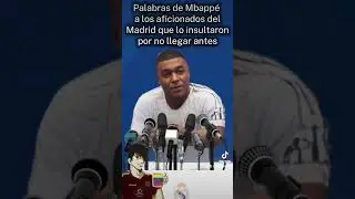 Primeras palabras de Mbappé a los aficionados del Real Madrid 👀⚽