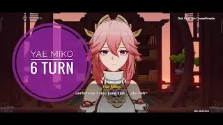 YAE MIKO 6 TURN GENSHIN TCG