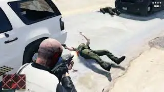 GTA 5 - Trevor's Battle with The Lost MC in Blaine County + Ten Star Escape [R.D.E. 4.0.3]