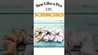 DIY Silk Scrunchies #shorts #sewing #diy #fashion