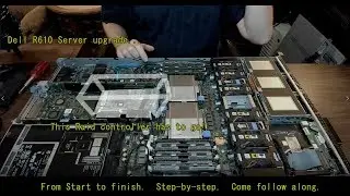 How to upgrade your Raid controller in an Dell R series server.
