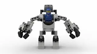 Lego Mini Moon Mech - Lego Ideas Out of this World Space Builds! Contest
