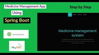 Building a Medicine Management app with Spring Boot and Java | Part-4