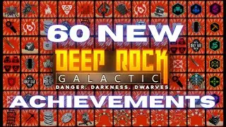 60 NEW ACHIEVEMENT IDEAS | DEEP ROCK GALACTIC