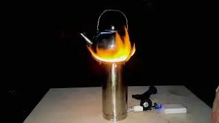 Creative DIY: Use an insulated kettle to build an outdoor wood gasifier!