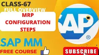 ||SAP MM-PP INTEGRATION||MRP IN SAP MM-COMPLETE CONFIGURATION STEPS||CONSUMPTION BASED PLANNING