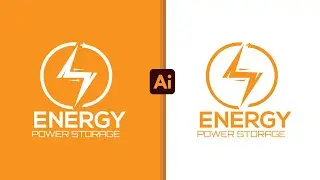 Energy Logo Design Use The Pen Tool And Adobeillustrator Logo Design #tutorials #graphics-Actor