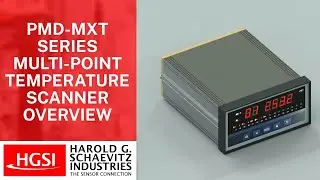 PMD-MXT Series Multi-Point Temperature Scanner Overview Harold G Schaevitz Industries