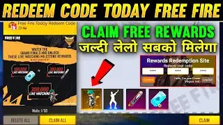 FREE FIRE REDEEM CODE TODAY 18 JULY | FFPL REDEEM CODE | FF CLAIM FREE REWARDS - GARENA FREE FIRE