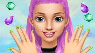 Fun Girl Nails Games - Hannah's Cheerleader Girls - Girls Dress up & Care Games for Girls