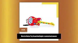 Electric Guitar Toy Sound And Lights- musical instruments