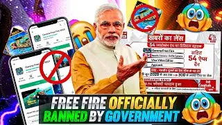 Free Fire Officially Banned By Government😭💔 | Free Fire Permanent Banned | Free Fire Ban in India 🇮🇳