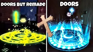 Roblox DOORS But Remade : The CONTENT Update Vs Doors - All Crucifix Uses