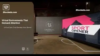SPORTS TALKSHOW YEJKR | Unreal Engine Corporate Virtual Set | Integrated With Aximmetry