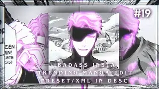 Badass trending aizen manga edit || alight motion || free preset/xml in desc|| #19