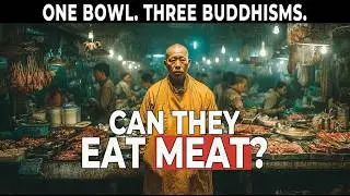 Can BUDDHISTS Eat MEAT? Theravāda Says YES. Mahāyāna Says NO. Here's Why Both Are Right.