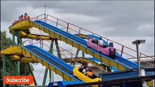 Raging River Ride Log Flume at Paultons Park, Romsey, United Kingdom