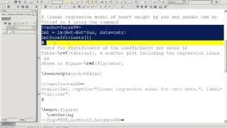 Sweave (latex + R) tutorial