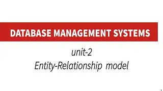 Entity Relationship model in tamil | unit -2 cse sem -4 | epi-2.1 | #CS8492 DBMS